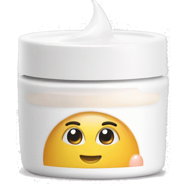 hydrating cream pot emoji