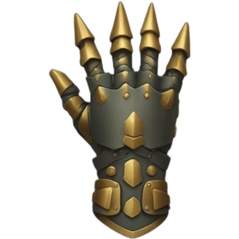 pinched fingers armor emoji