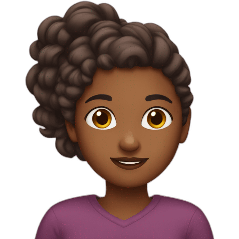 brown girl emoji