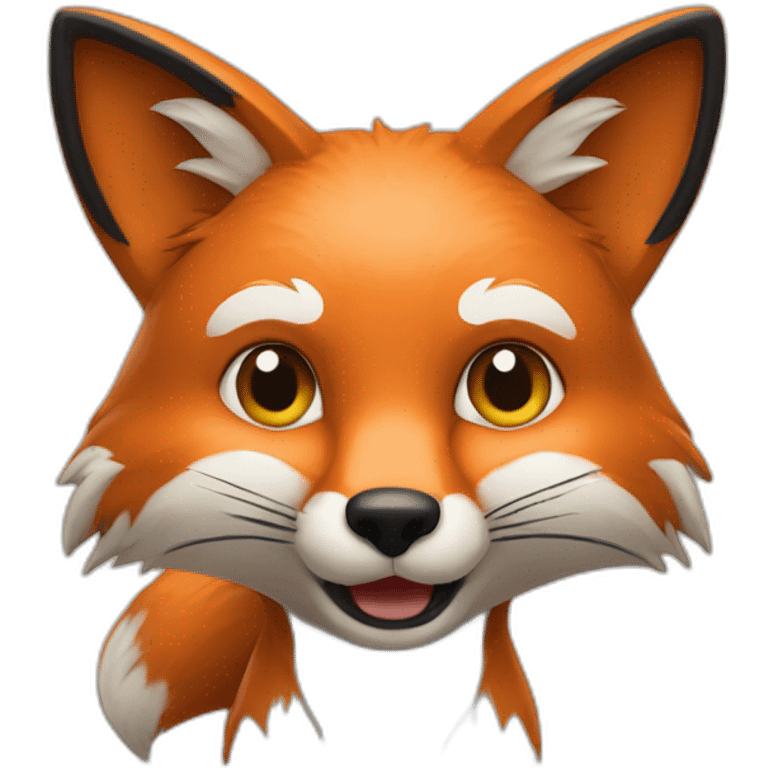 fox-programming-on-a-macbook emoji