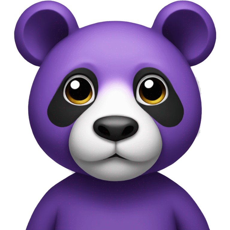 Purple panda  emoji