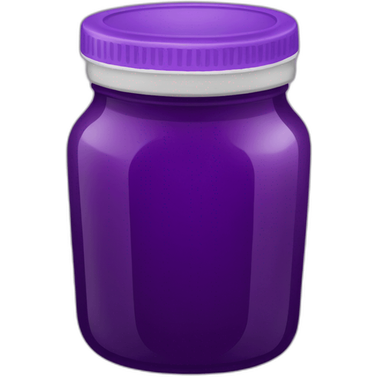 purple jam jar item emoji