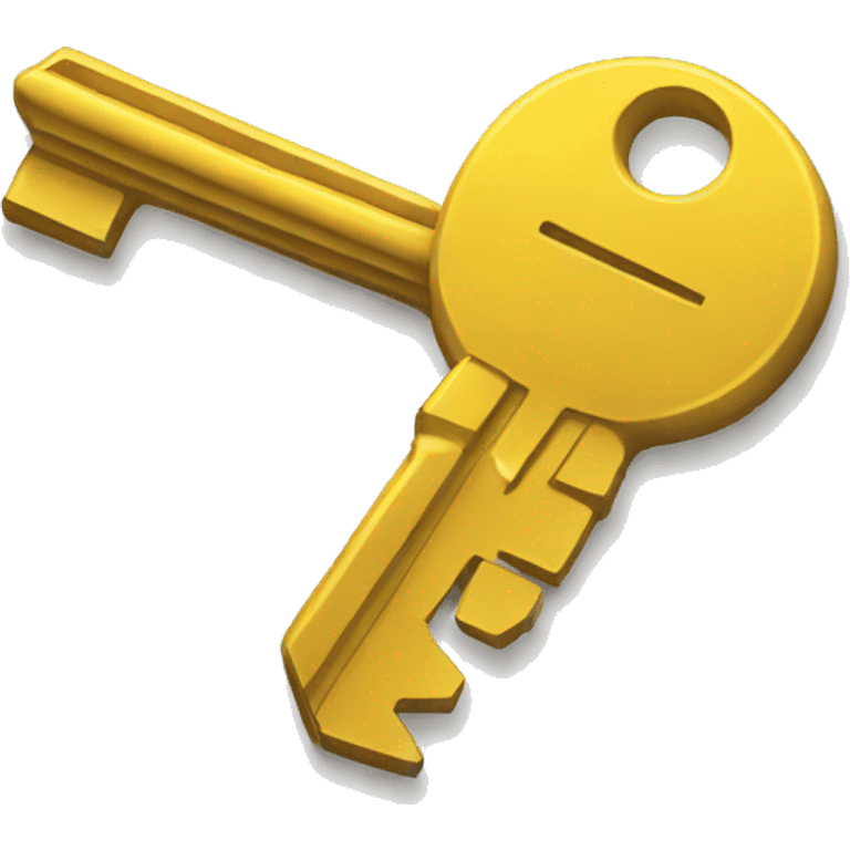 yellow key emoji