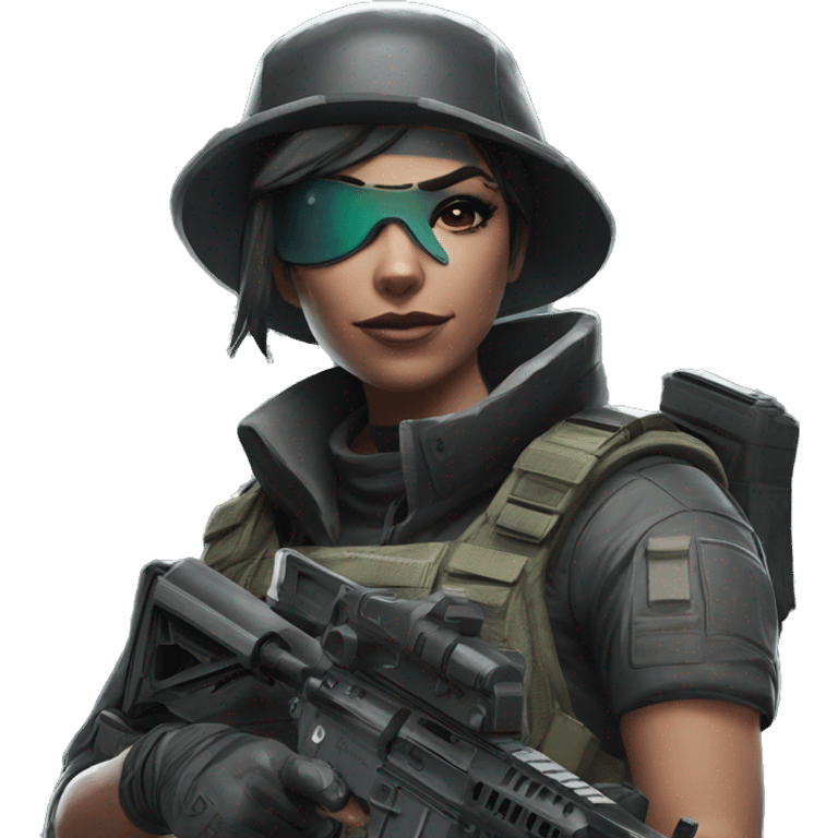 Rainbow six siege caveira emoji