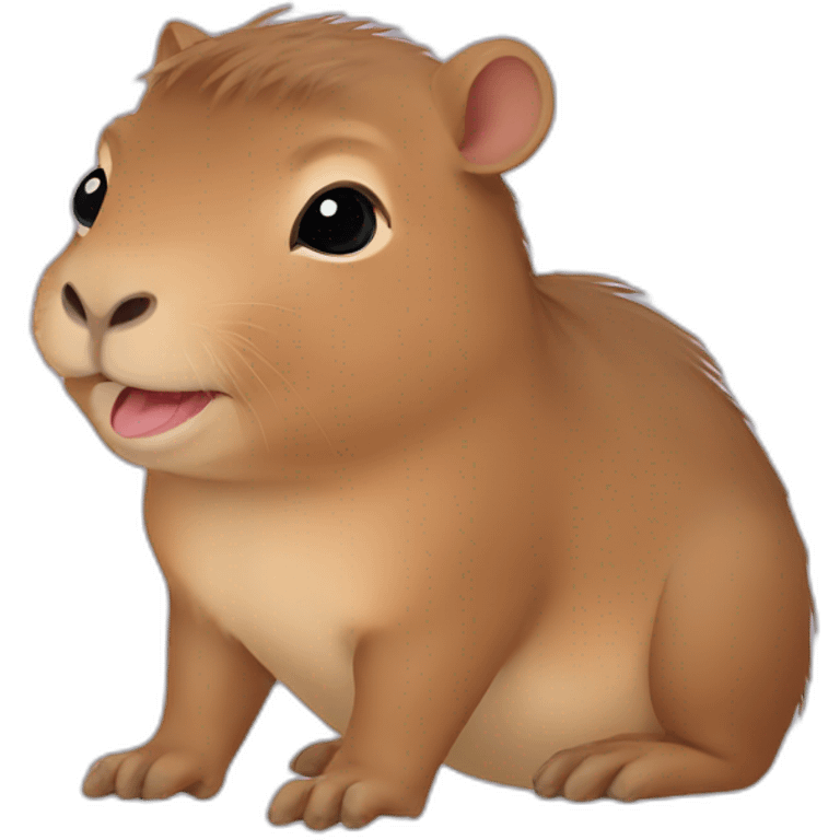 Baby capybara emoji