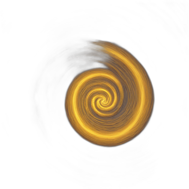 spirale fractale lumineuse contrastée et irisée. emoji