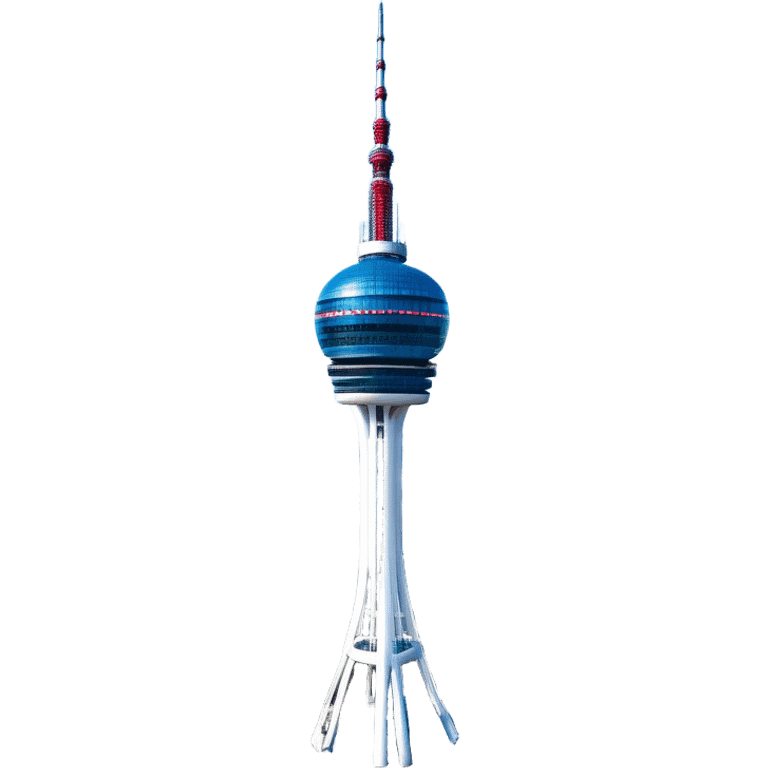 ​Cinematic Realistic N Seoul Tower, depicted in brilliant daylight as a slender, single-column tower rising from a modern cityscape, crowned by a sleek cylindrical observation deck offering panoramic views over Seoul, with crisp glass and steel surfaces reflecting clear blue skies and subtle architectural details that capture its futuristic elegance, emoji