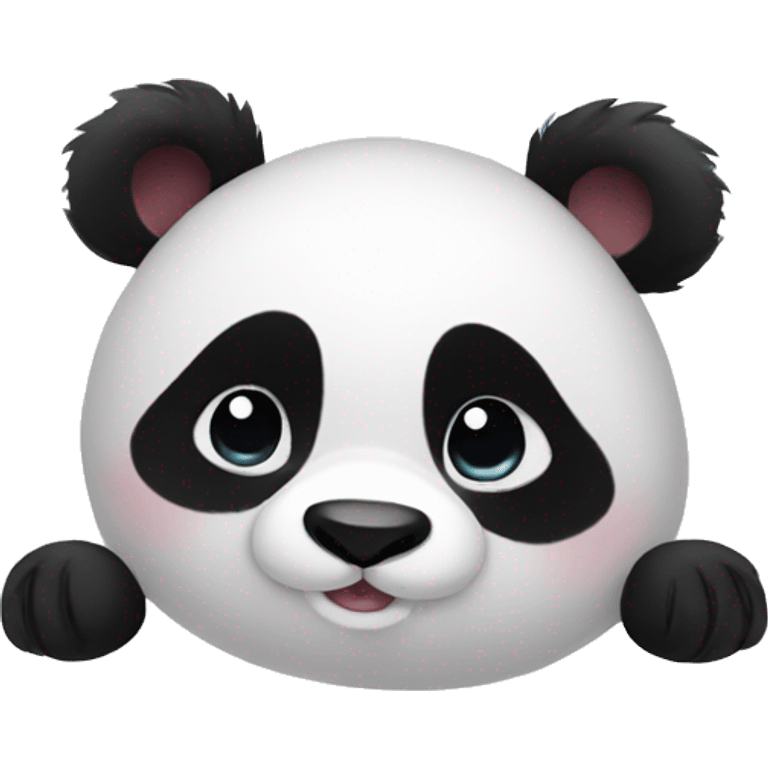 Panda bisous emoji