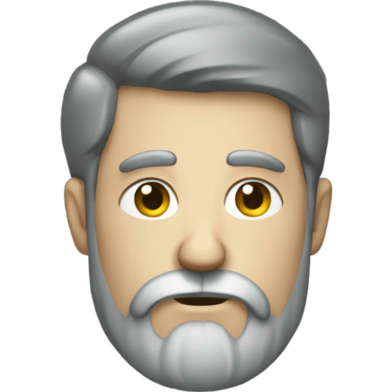 irish sad man with beard emoji