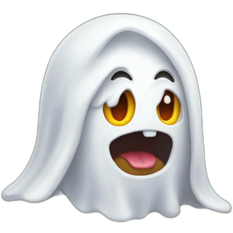 Boo ghost Nintendo emoji