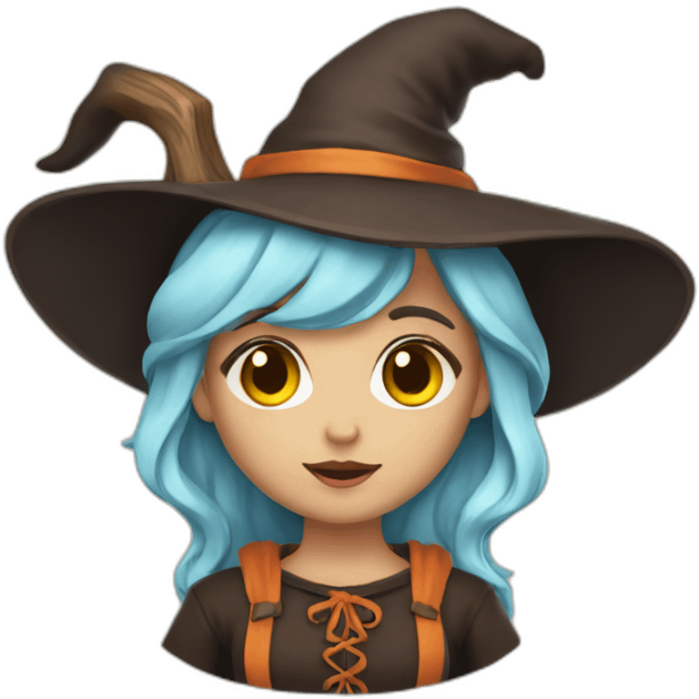 Witch fawn emoji