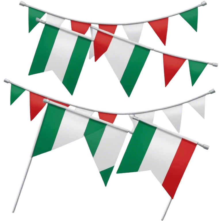 Italian flag pennants  emoji