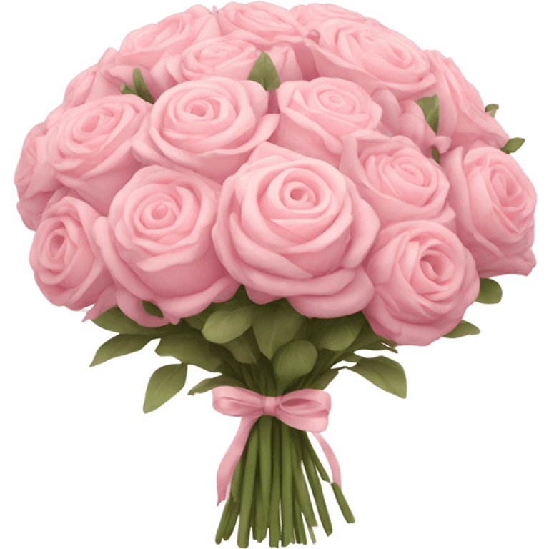 pastel pink flowers bouquet huge emoji