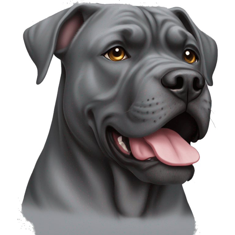 grey cane corso  emoji