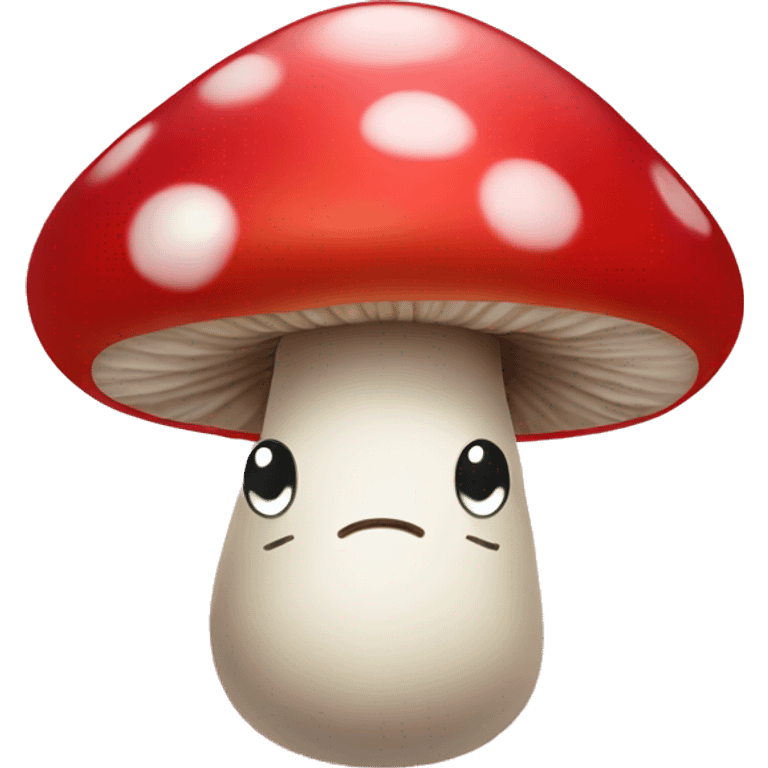 Cute mushroom and cherry emoji