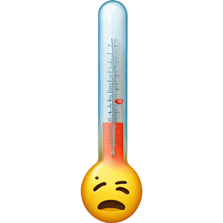 fever and thermometer emoji