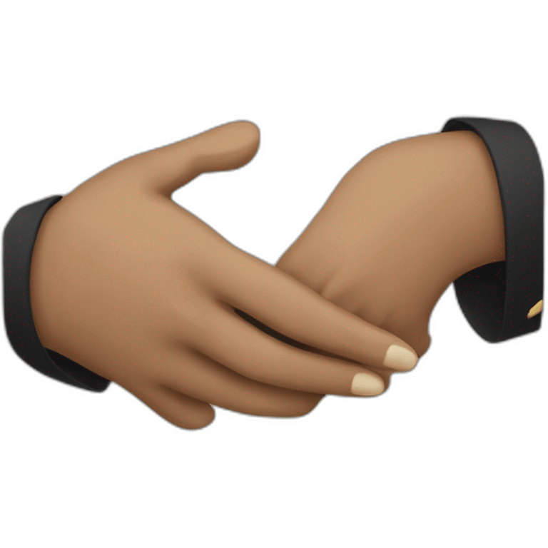 hand shaking bey bey  emoji