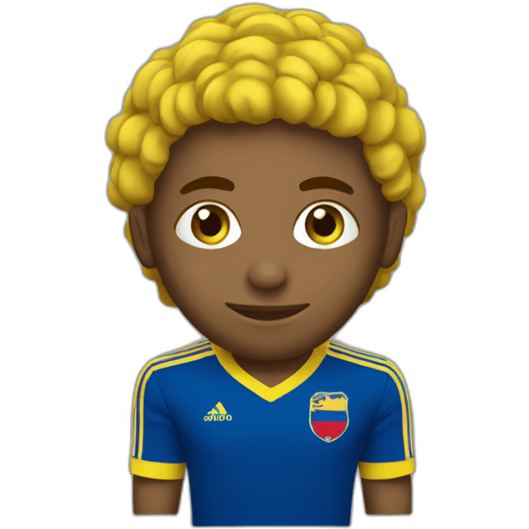 Colombia soccer player emoji