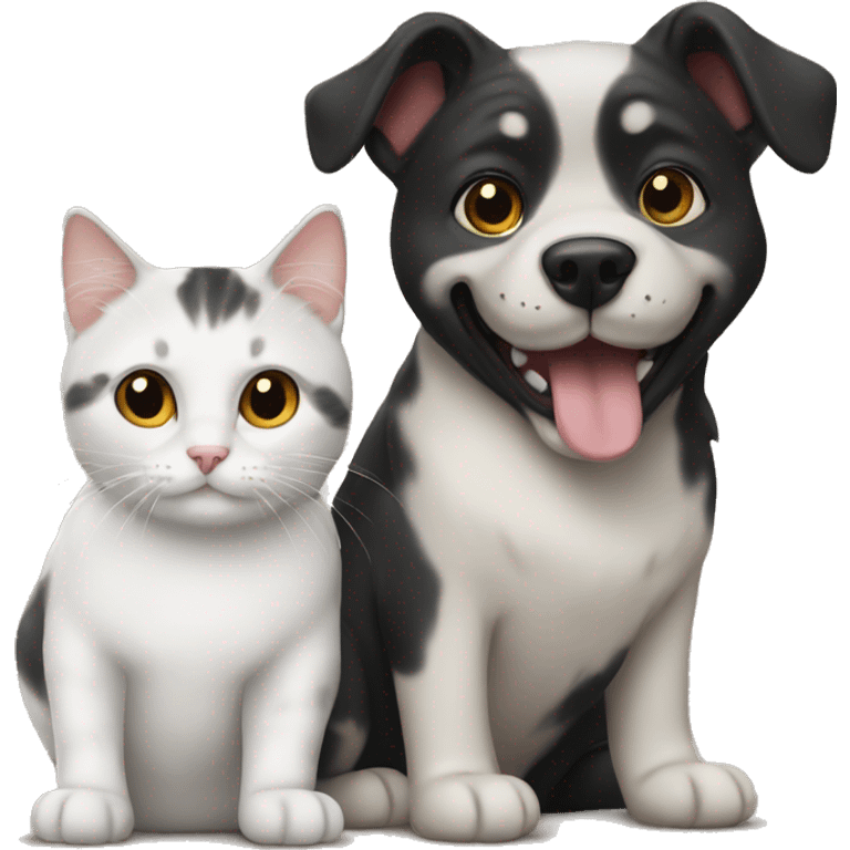 Dog and cat emoji