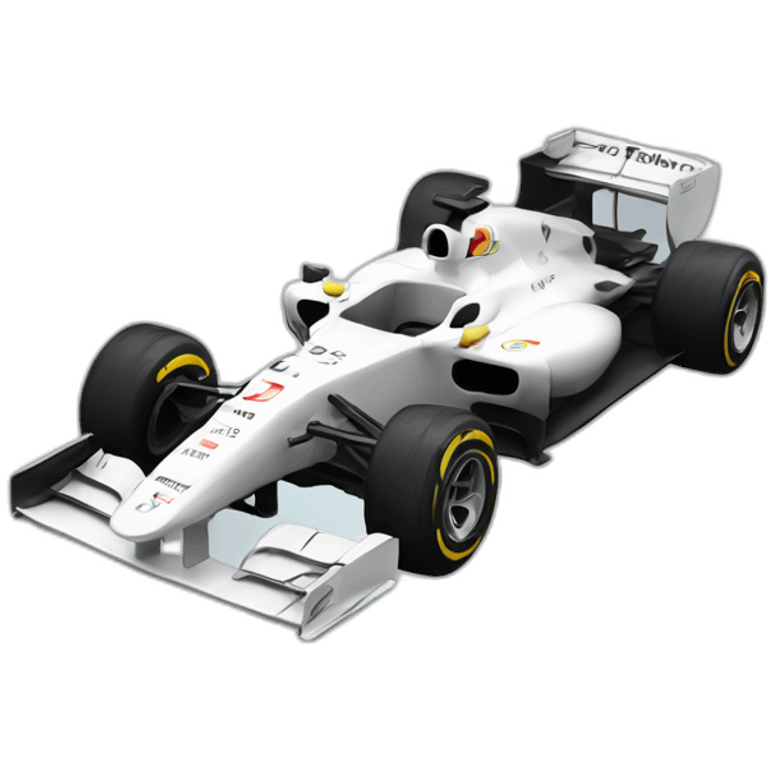 Formula 1 car emoji