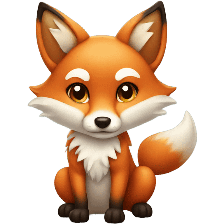 Cute fox  emoji