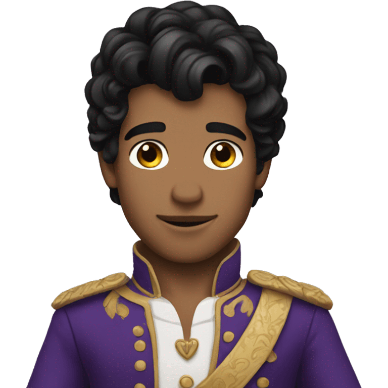 Prince Charming dark hair  emoji