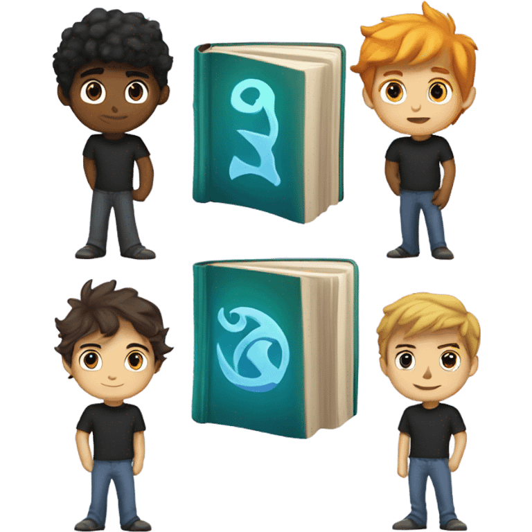 Percy Jackson book emoji