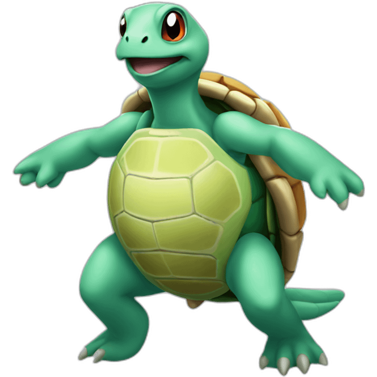 Genie Turtle in Pokemon emoji