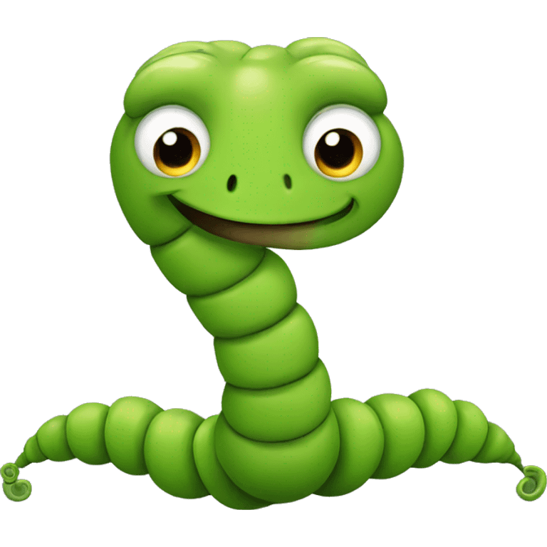 inchworm  emoji