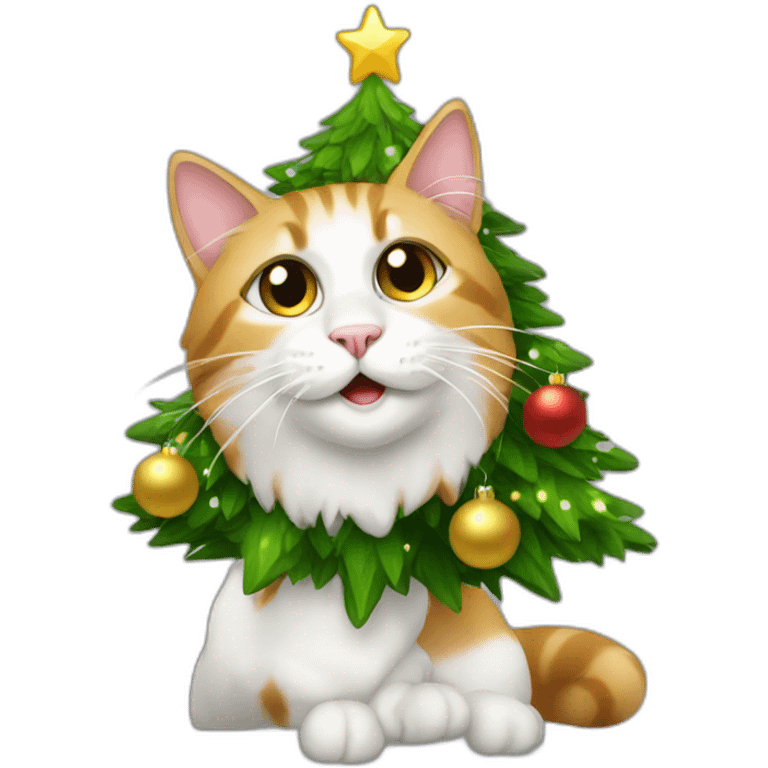 cat-in-christmas-tree emoji