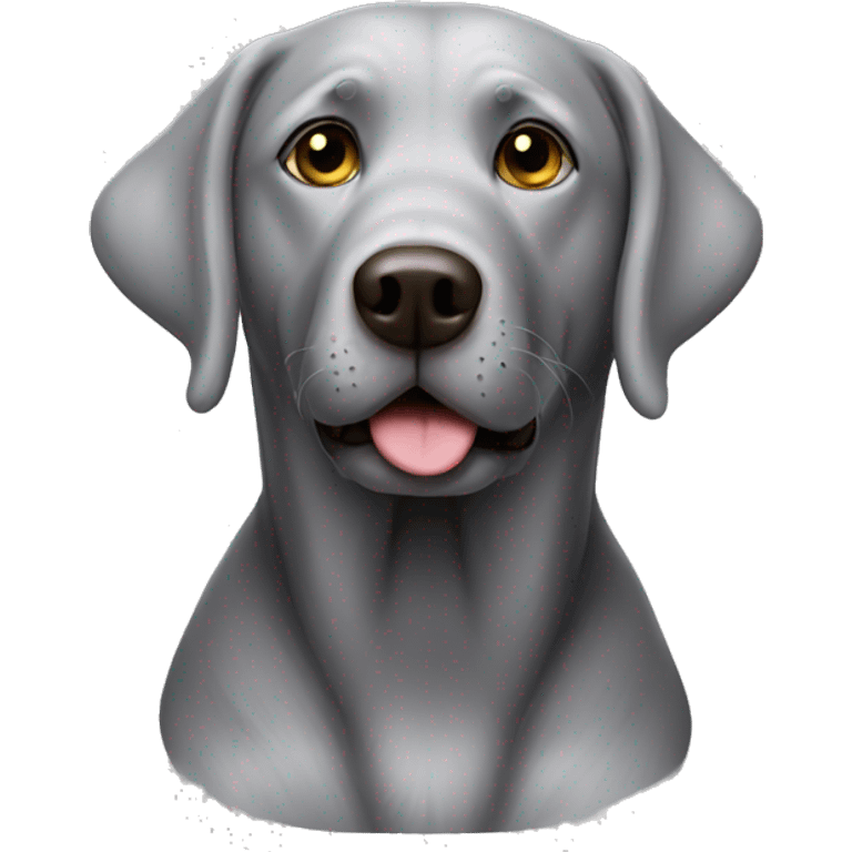 Silver lab emoji