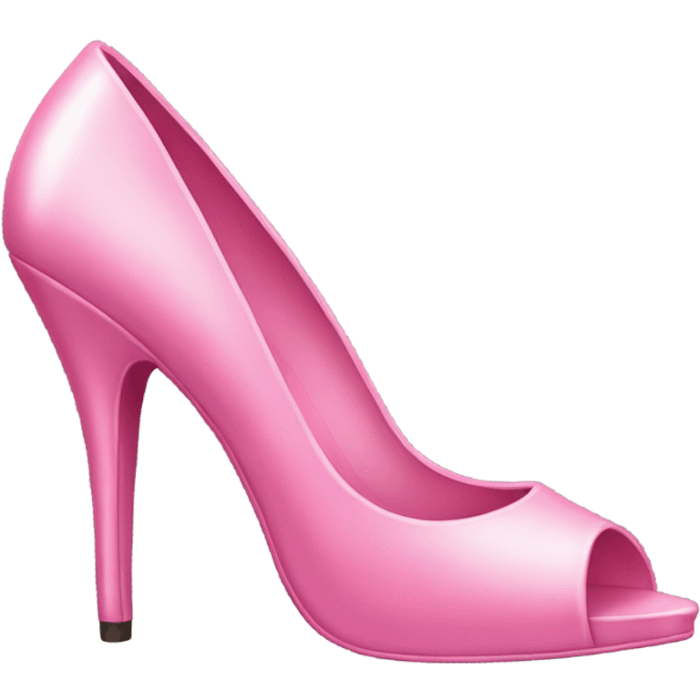 High heel pink emoji