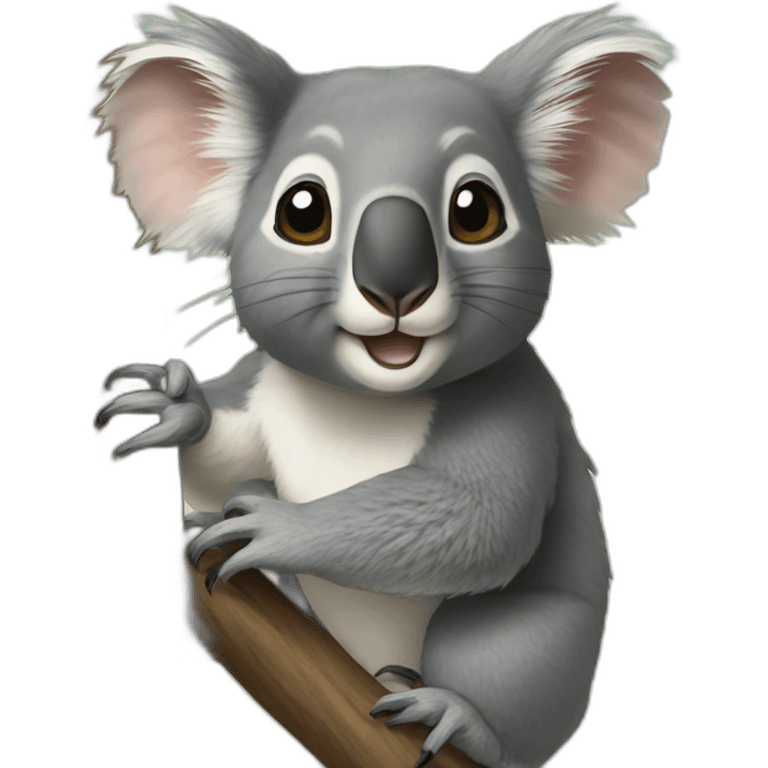 koala-fighting-degu emoji