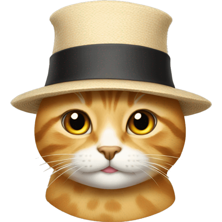 Cat in a hat  emoji