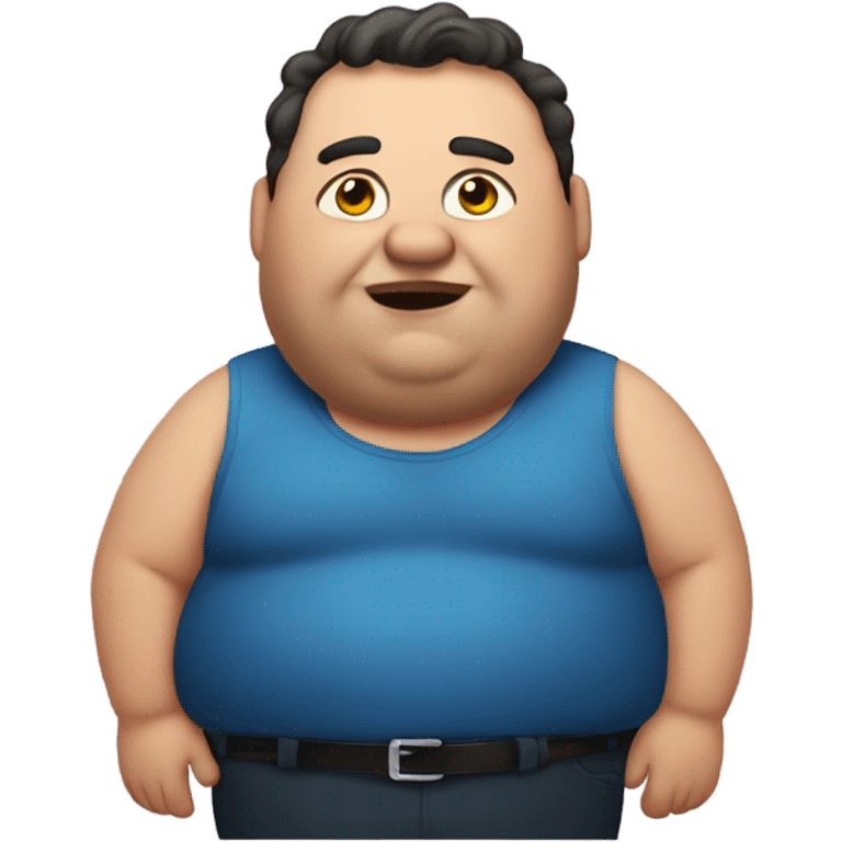 Fat guy emoji