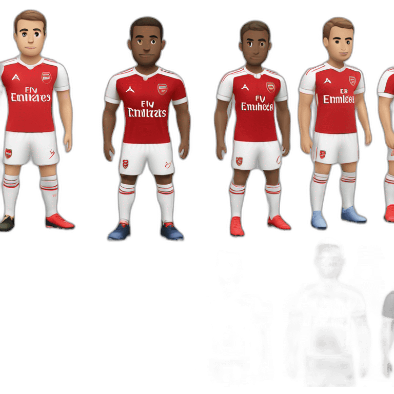 Macron avec un maillot d’arsenal emoji