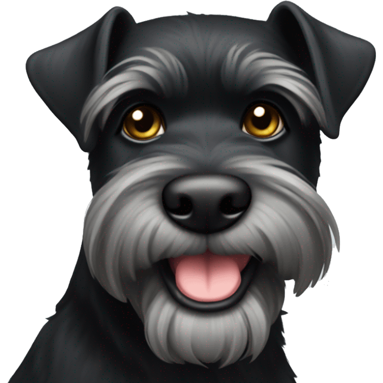 Black Schnauzer  emoji