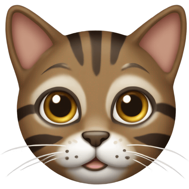 brown tabby cat  emoji