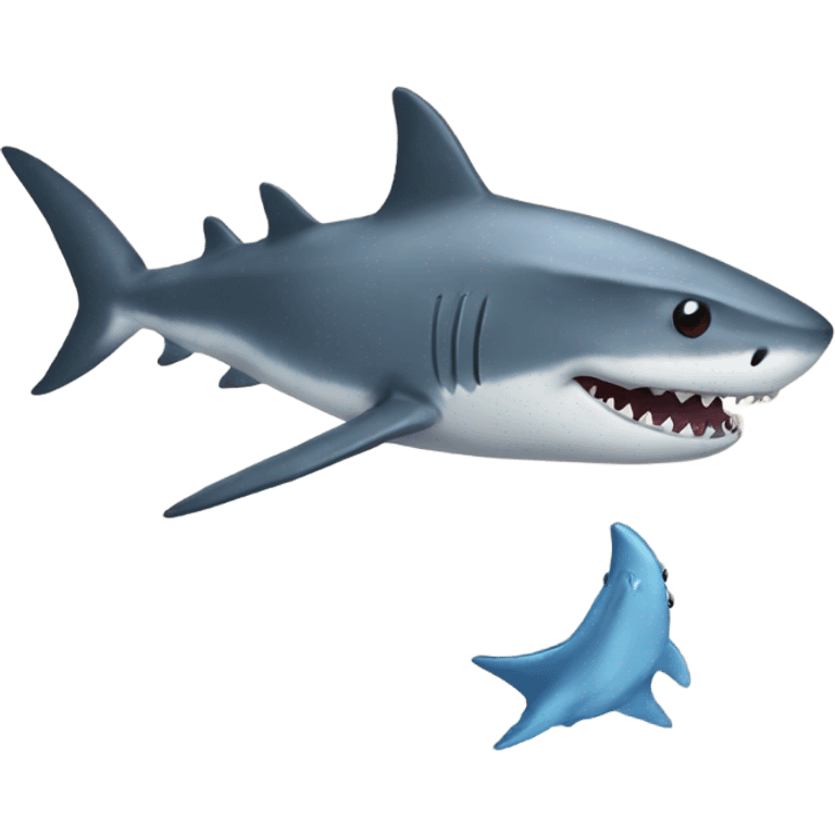 Walking shark  emoji