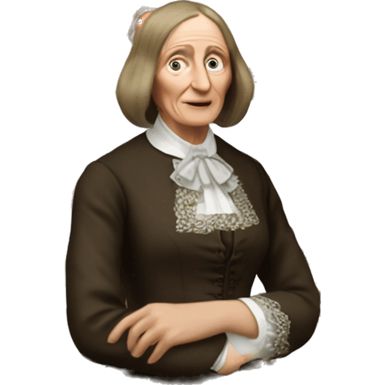 George Eliot (real name Mary Ann Evans) british writer emoji