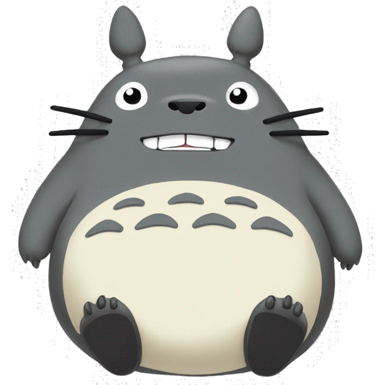 Totoro laughing  emoji