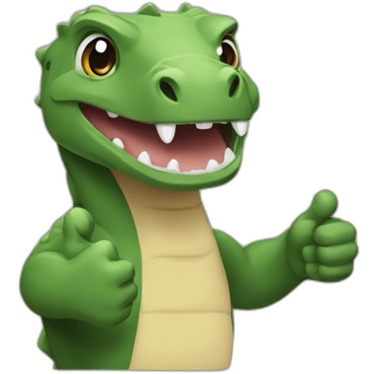 Komodo thumbs up emoji