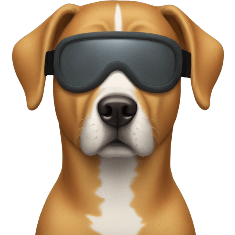 A dog with a ski mask on  emoji