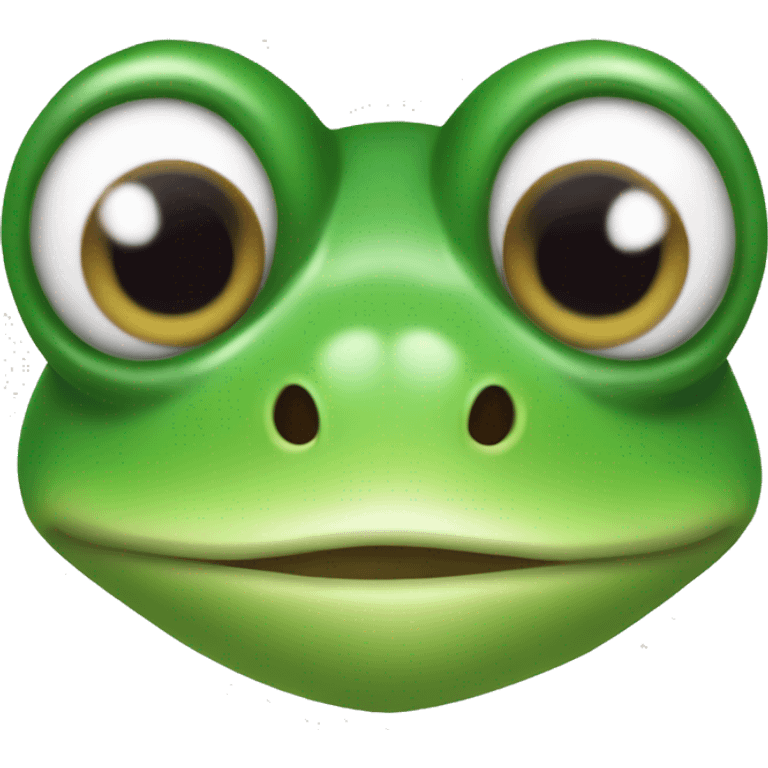 Frog-with-heart-in-eyes emoji