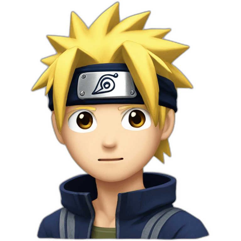 Sasuke-style Naruto emoji