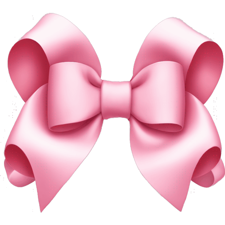 light pink bow on light pink bow emoji