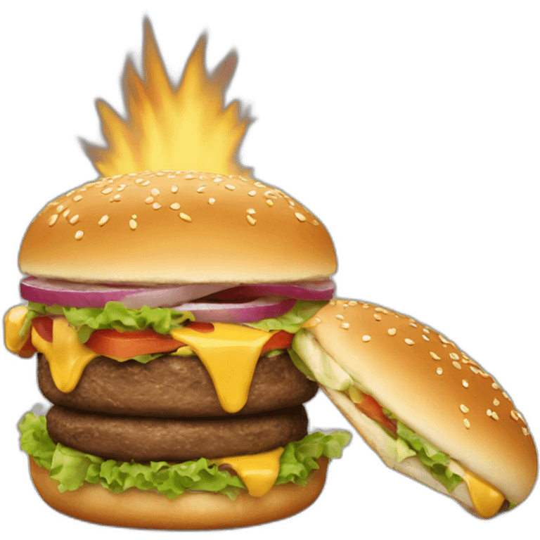 cannon-firing-burger emoji