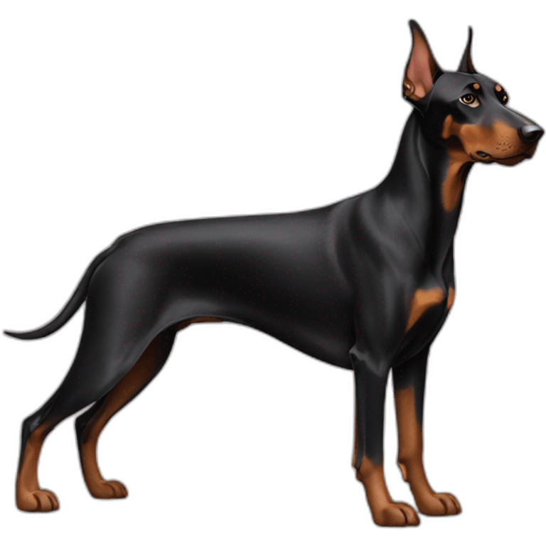 Two dobermans emoji