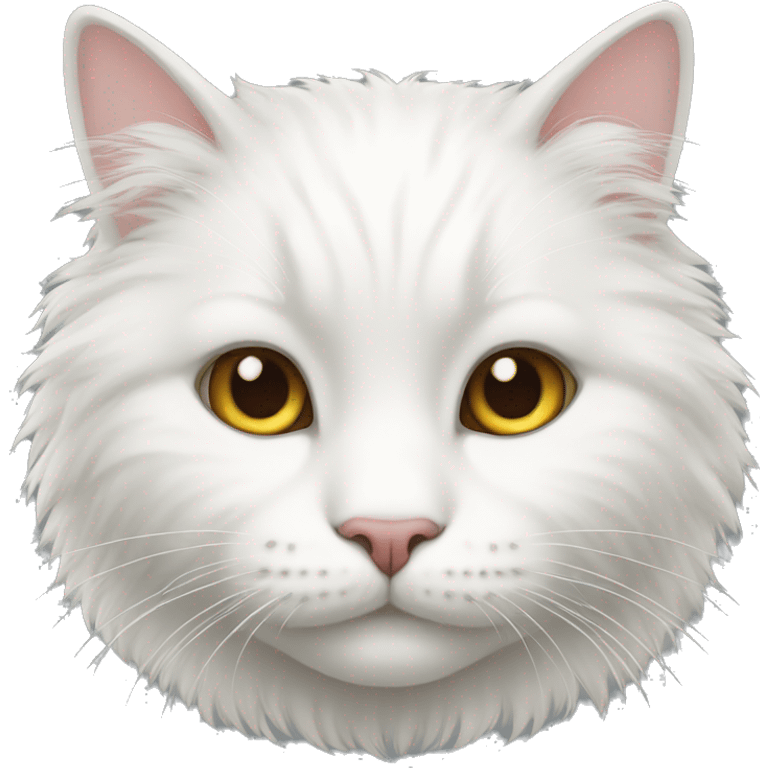 furry white cat emoji