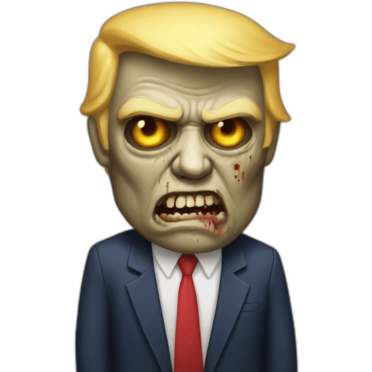 trump zombie emoji